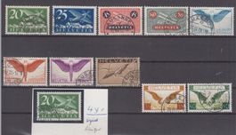 Poste aérienne 4z - 13z + 4y belles oblitérations (555.--)