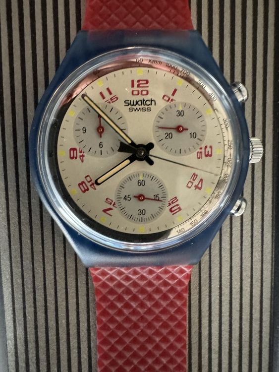 Swatch Orologi: Swatch Chrono und Stop, Sammler – Nuovo (secondo la descrizione) da Malans GR venduto da sammlerswissuhren 2