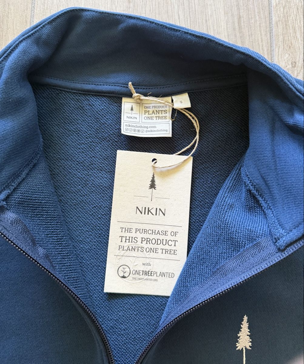Nikin Maglioni & Felpe: Nikin sweater Quarter zip bleu neuf  – Nuovo e nell'imballaggio originale da Morges venduto da Fredk1320 2