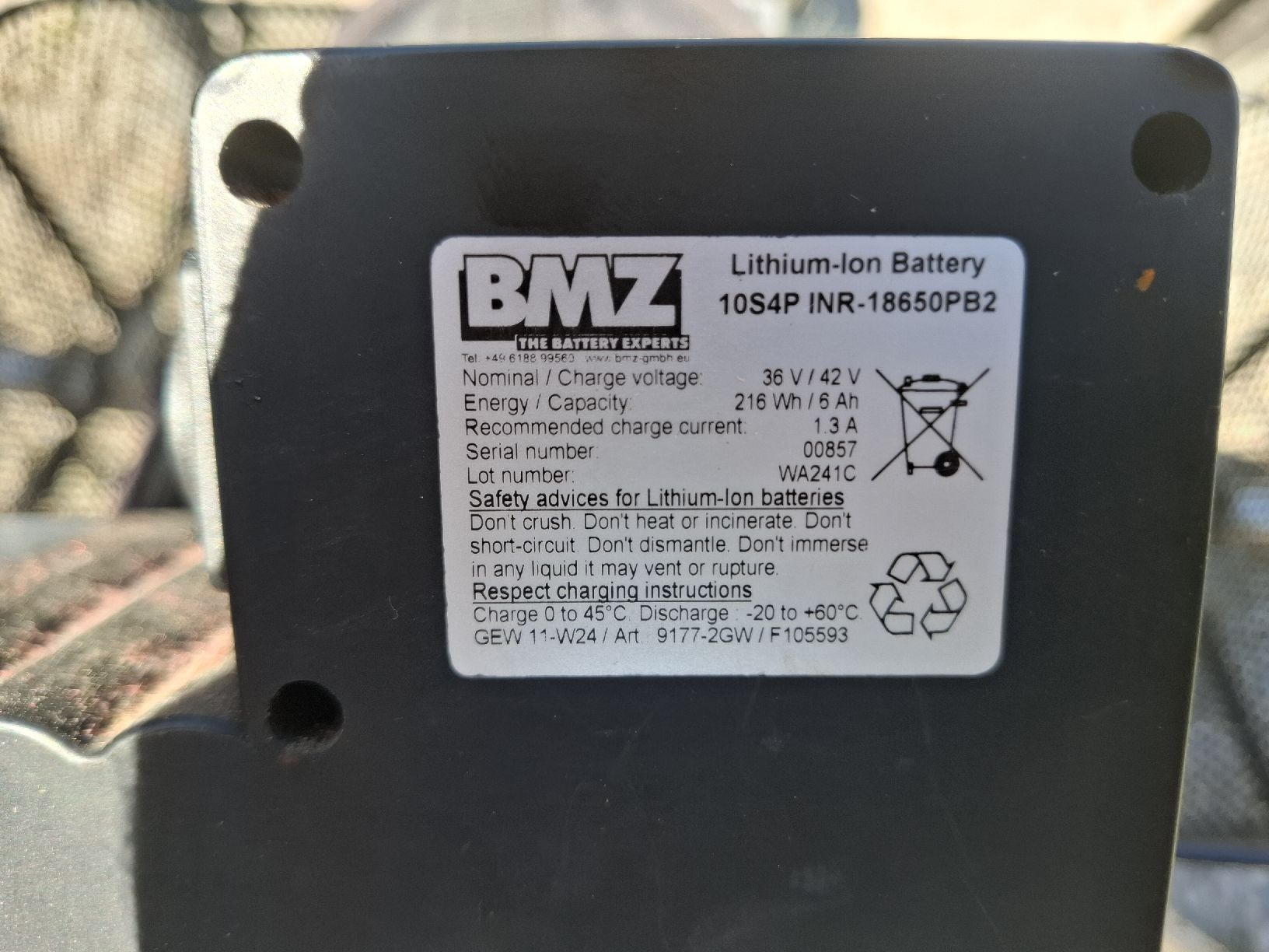 Biciclette: Dreirad E-Bike Schuchmann mit Akku.  – Usato da Thierachern venduto da ret_s959 3