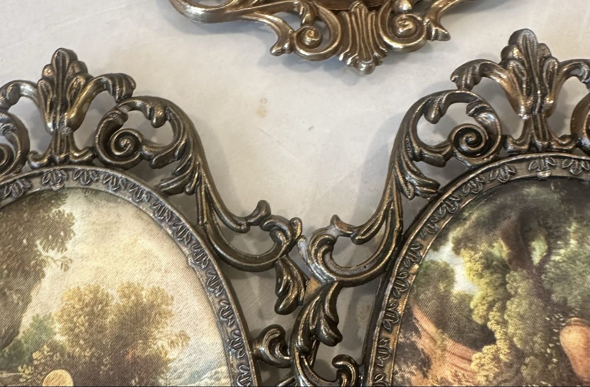 Foto & Immagini: Vintage Rococo Metall Wandbilder Set – Usato da Nebikon venduto da Vanessa2003 6