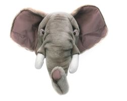Tête d'animal - peluche à suspendre - Elefant (Wild & Soft)