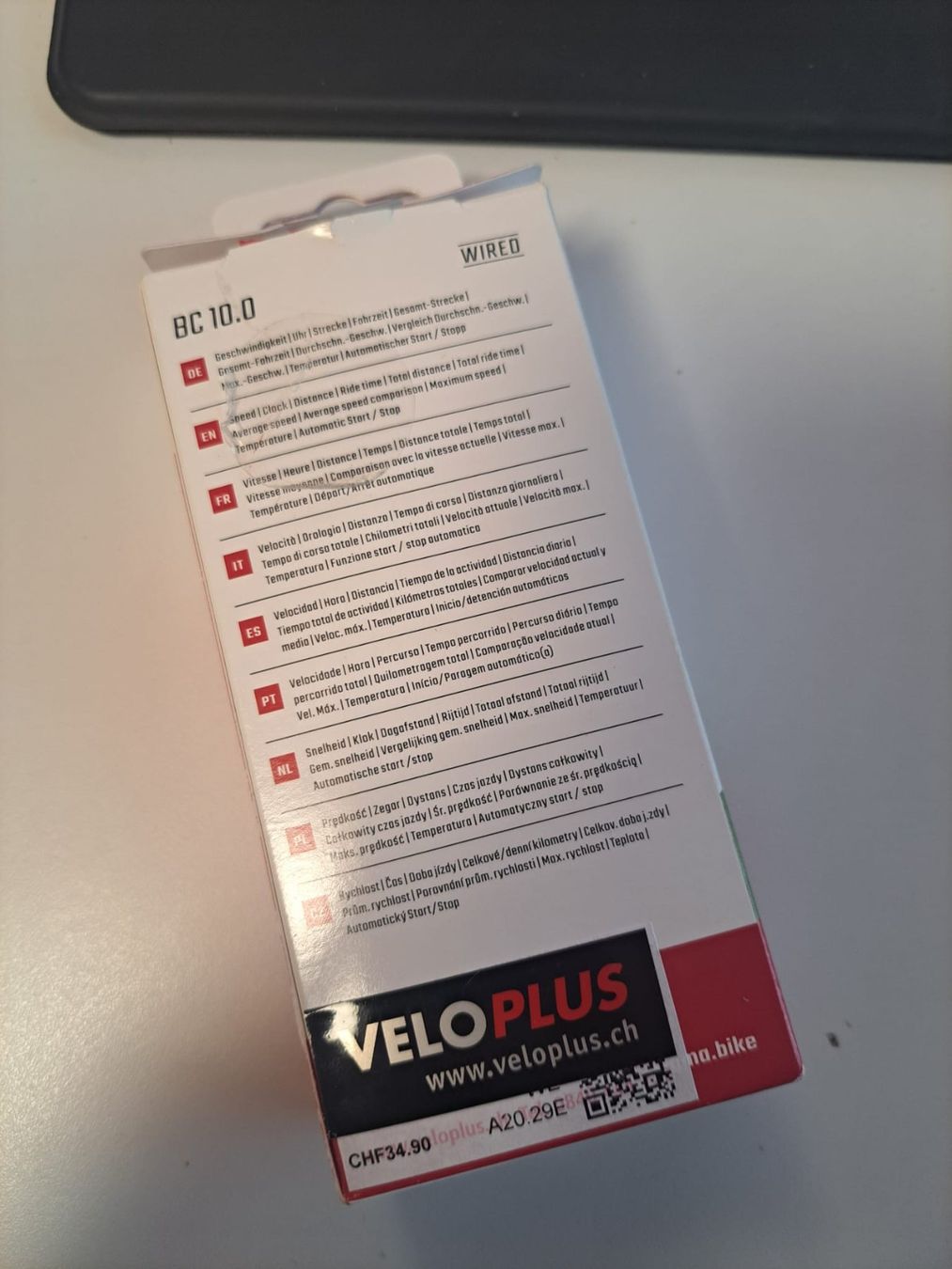Ersatzteile: Sigma BC 10.0 WR Velocomputer / schwarz/weiss – Neu und originalverpackt aus Wetzikon ZH von Roque_SantaCruz 2