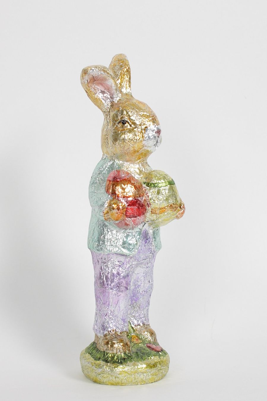 Figurines: GANZ "Faux Foil Wrapped" Weihnachts- oder Osterhasenfigur – D'occasion à Zollikofen par Restwert_Zollikofen 1