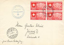 Luftpost Pro Aero Zürich 1939