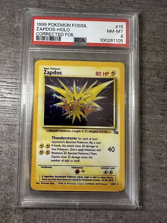 Cartoline: Zapdos aus Fossil in PSA 8 – Usato da Winterthur venduto da ber_ylr8