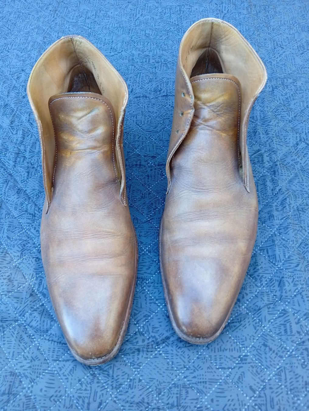 Carlos Santos Scarpe da uomo: Carlos Santos goodyear cousu cuir marron – Usato da Courgenay venduto da Lebonmatos