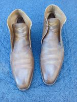 Carlos Santos goodyear cousu cuir marron