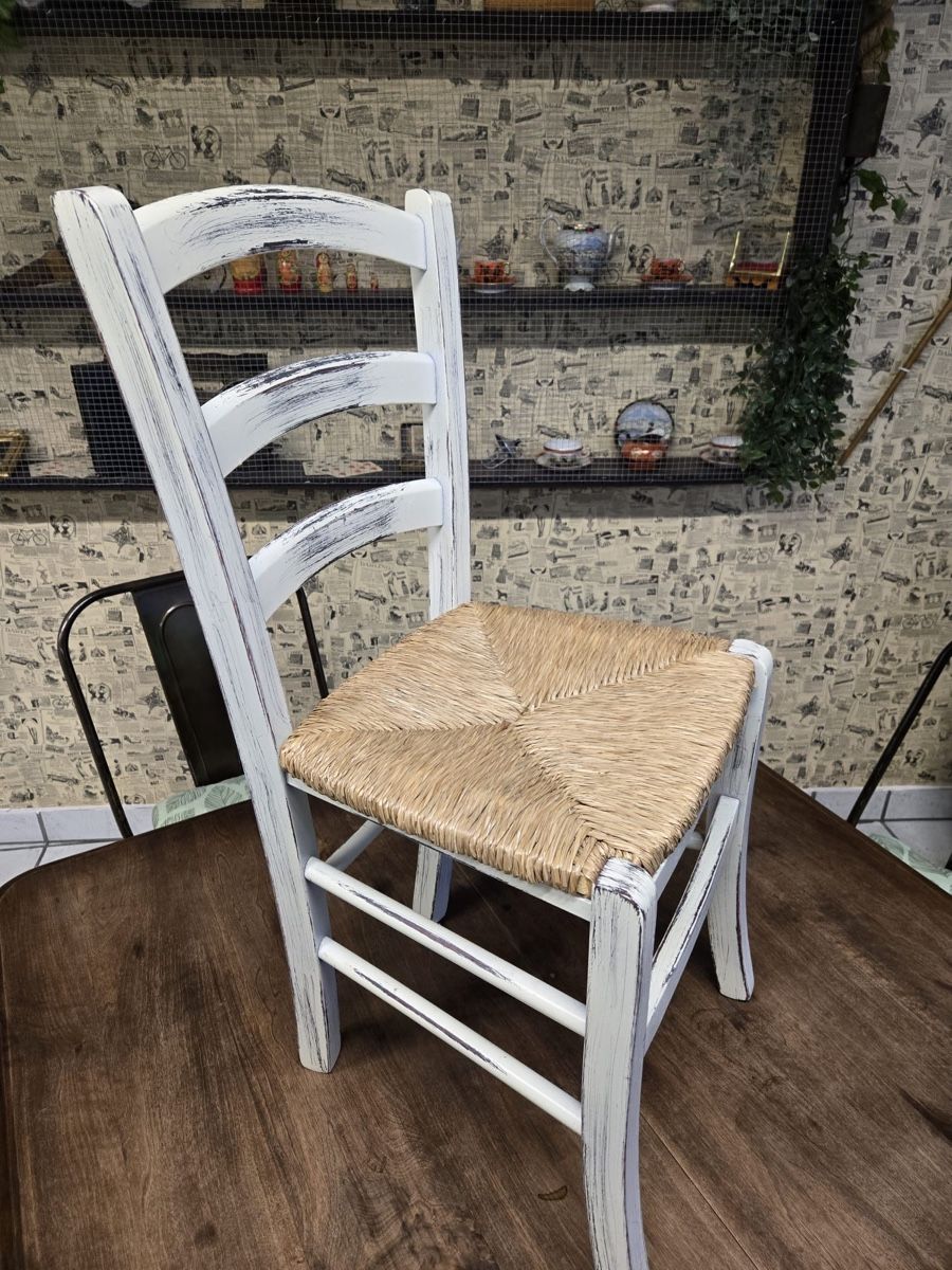 Chaises: Stuhl mit Strohsitz Gastro-Set 45 Stück – D'occasion à Neuhausen par Ironman89 1