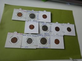 USA , Konvolut alte Münzen