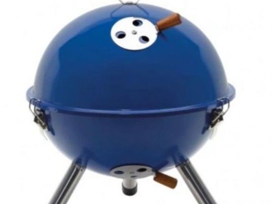 Grills: Mini BBQ Grill Cookout, blau, ca. 30 cm Durchmesser – Neu und originalverpackt aus Neuenhof von jorogo 2