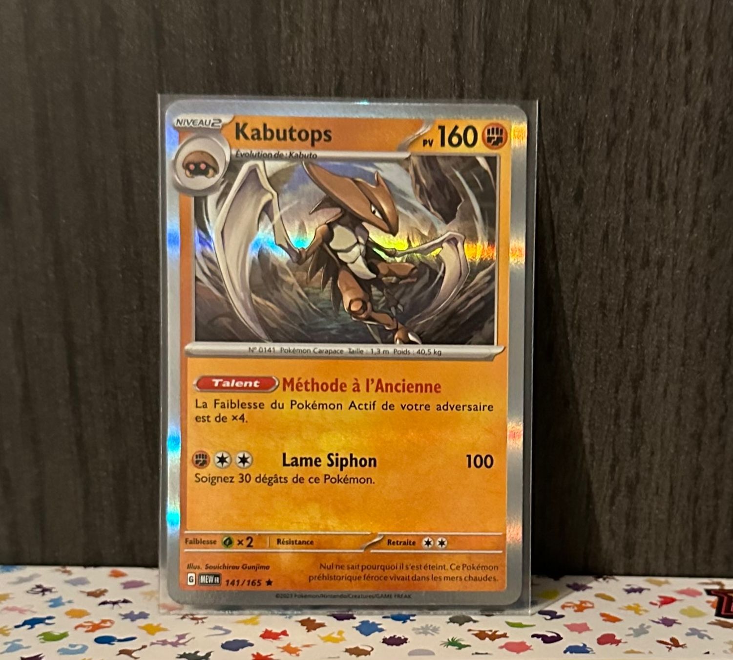 Pokémon Carte collezionabili: Pokémon 151 FR Kabutops Holo – Usato da Grand-Lancy venduto da Mario64