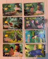 8 Telefonkarten Spanien Disney Dschungelbuch