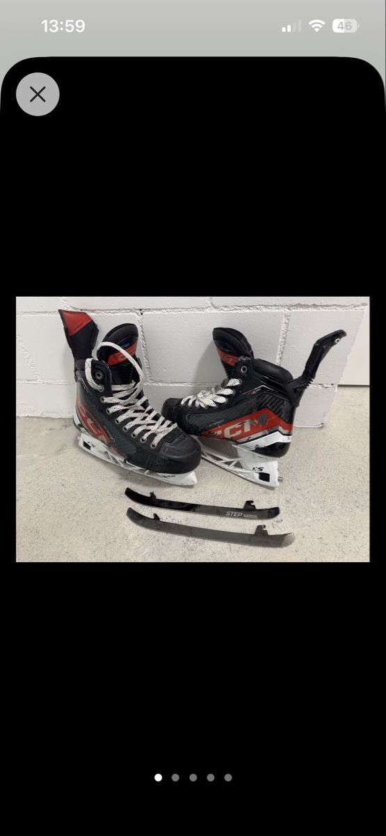 Ccm Patins à glace: Schlittschuhe CCM FT6 Pro Gr. 38.5 – D'occasion à Port par kre_2d9n 2