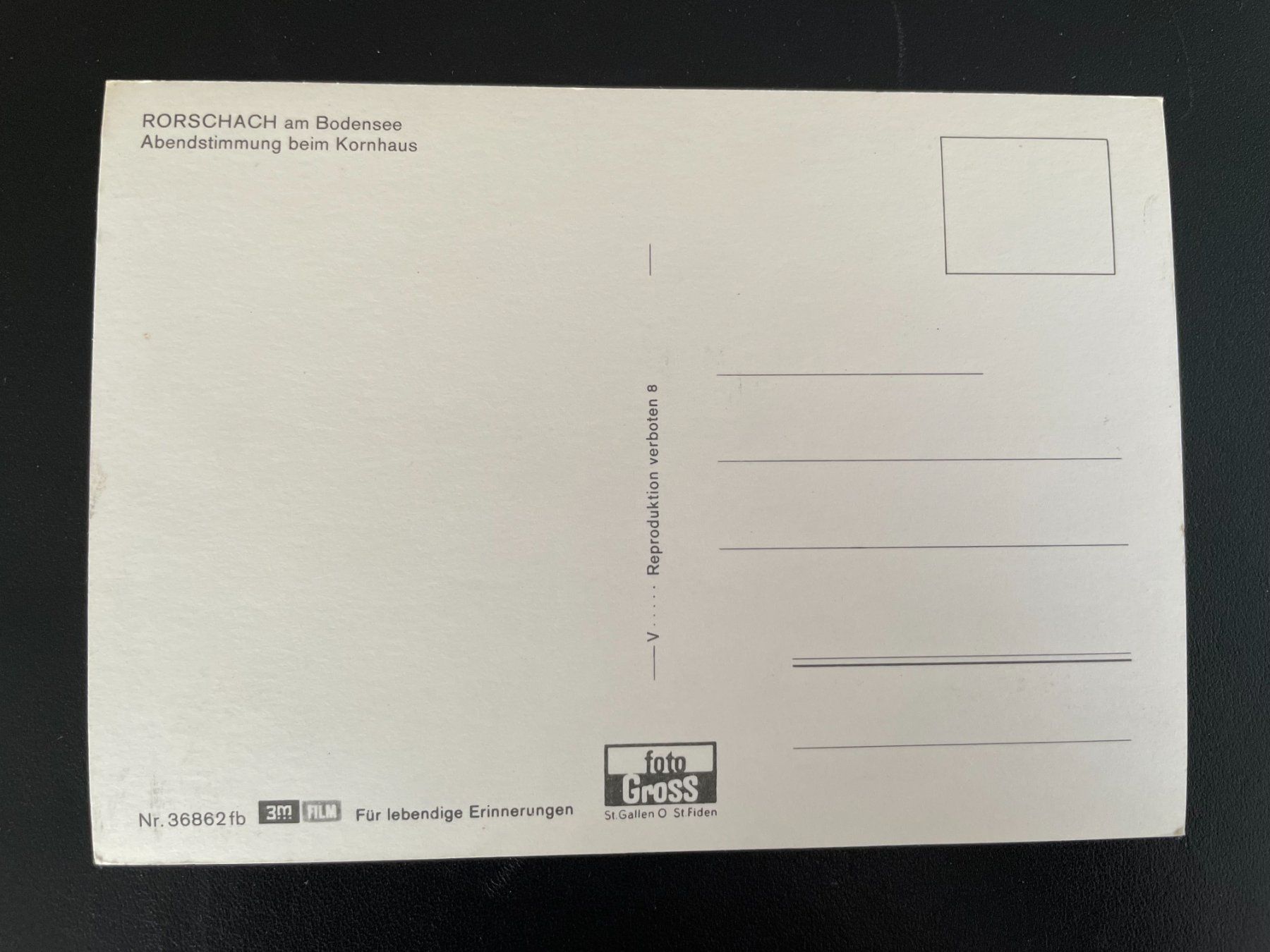 Cartoline postali: AK SG Rorschach am Bodensee, Kornhaus – Usato da Thal venduto da Danny82 1