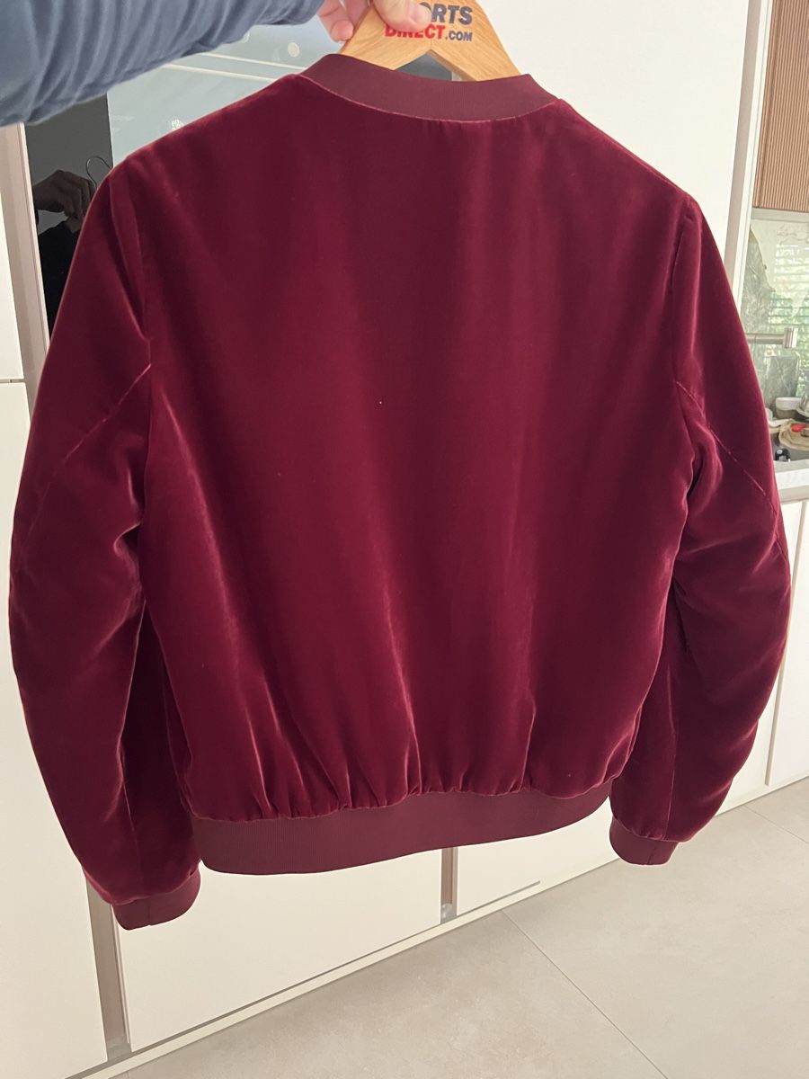Comptoir des Cotonniers Giacche: Burgundy Velvet Bomber, S – Nuovo (secondo la descrizione) da Corsier GE venduto da Karol_save_planet 6