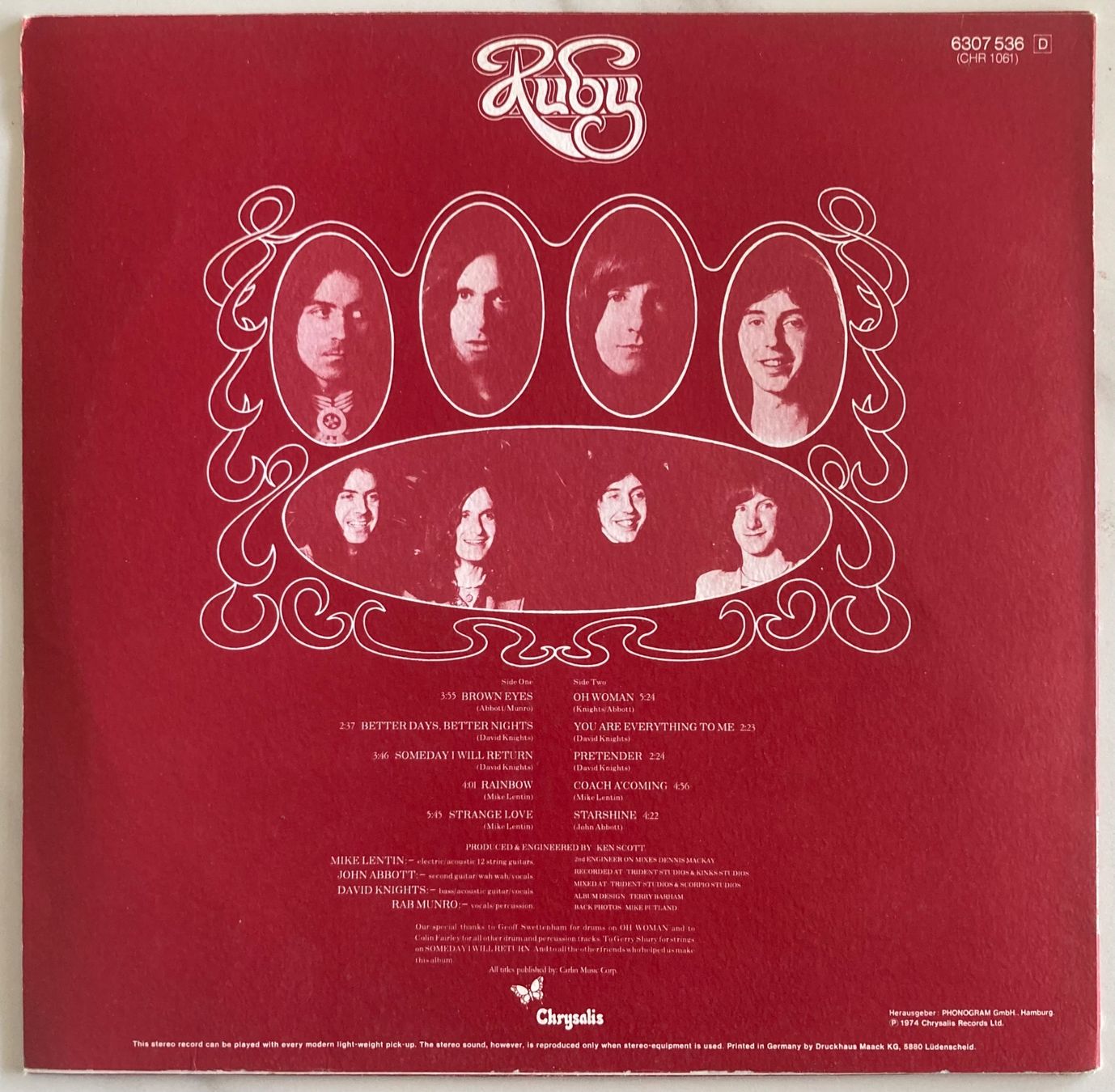 Dischi in vinile: RUBY - RED CRYSTAL FANTASIES – Usato da Poliez-Pittet venduto da Newtown-Records 1