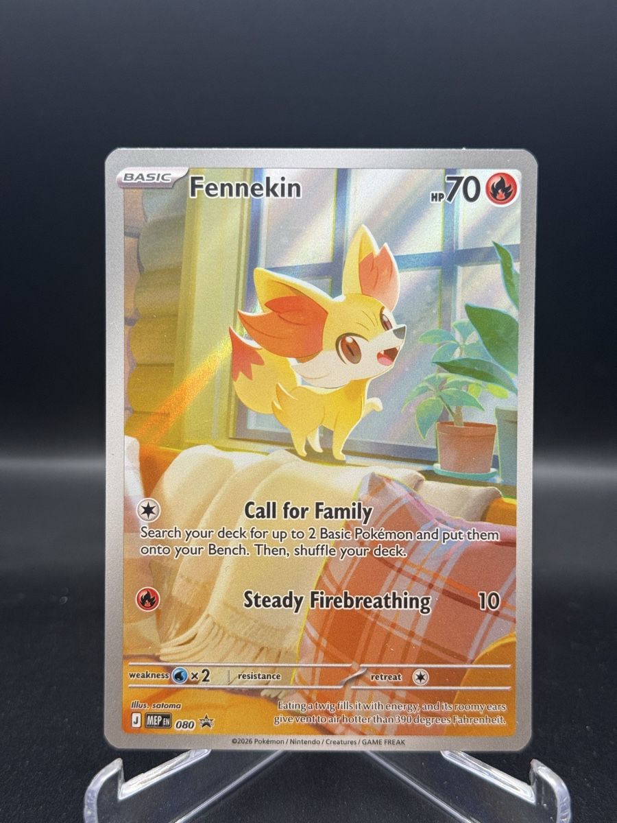 Pokémon Carte collezionabili: Fennekin (MEP 080) - Black Star Promo – Usato da Birmensdorf ZH venduto da SnorlaxMail