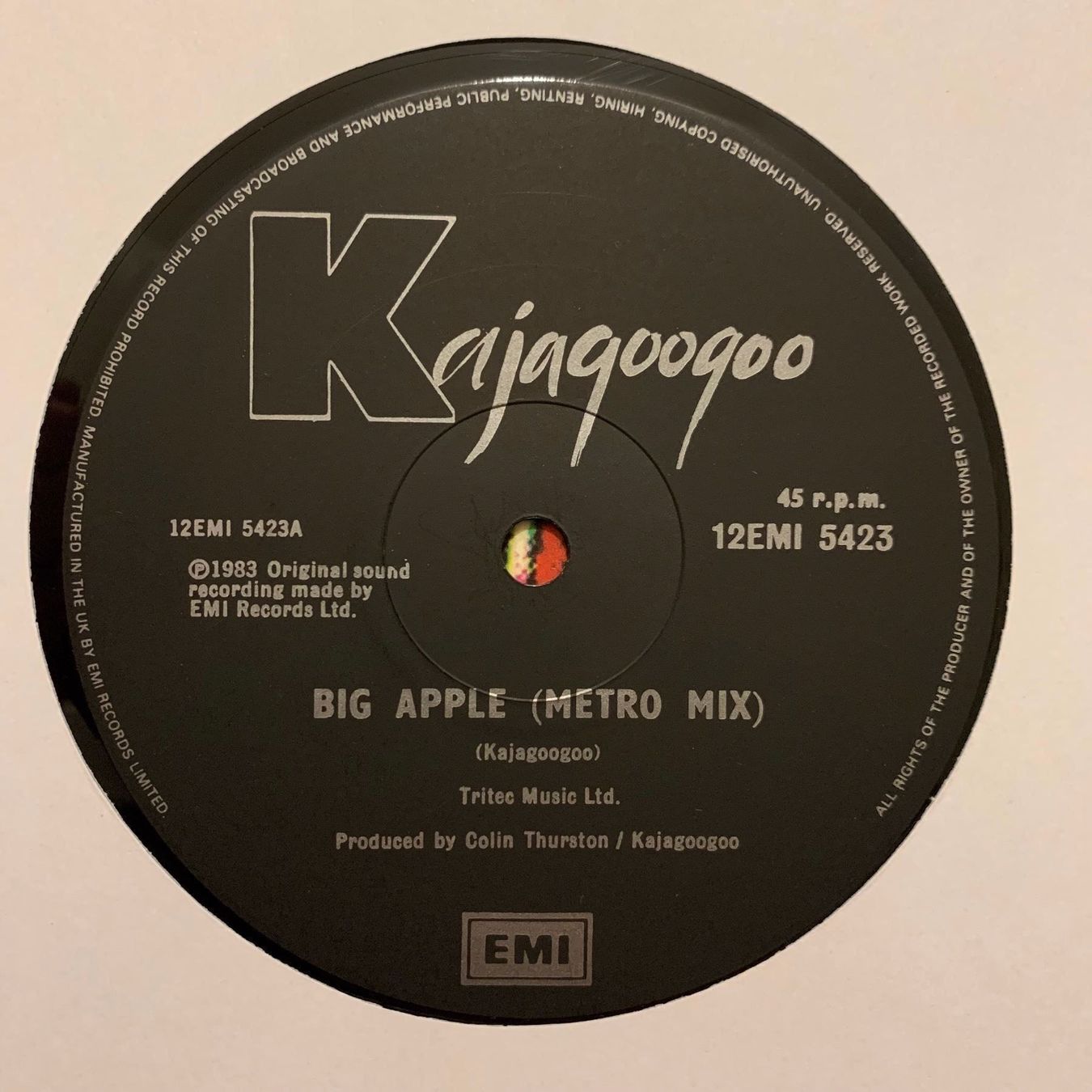 Schallplatten: KAJAGOOGOO / BIG APPLE (1983) – Gebraucht aus Sarnen von m-basic 2