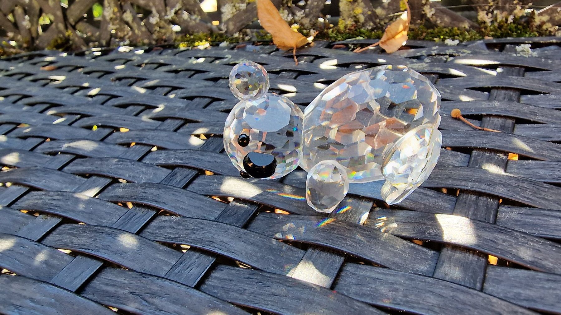 Swarovski Figuren: Swarovski Bär / Panda liegend – Gebraucht aus Wil  AG von Kfloh 1