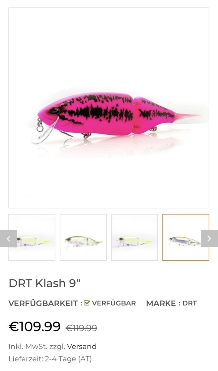 Appâts: DRT KLASH 9 – D'occasion à Schaffhausen par foxK3z 1