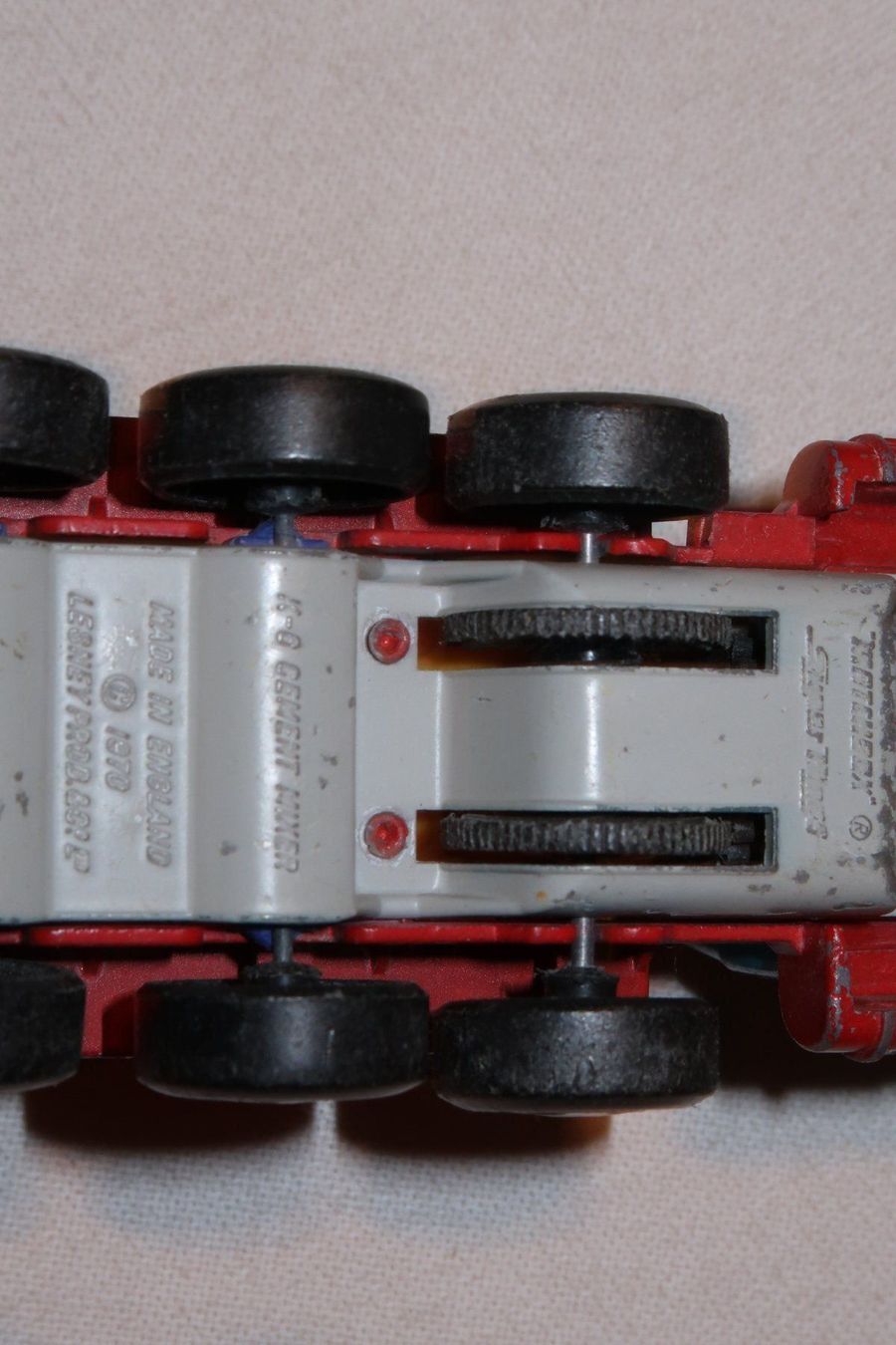 Matchbox Modellini d'auto: Matchbox Super Kings K-6 Cement Mixer – Usato da Muttenz venduto da Laeckerlihamschter 5