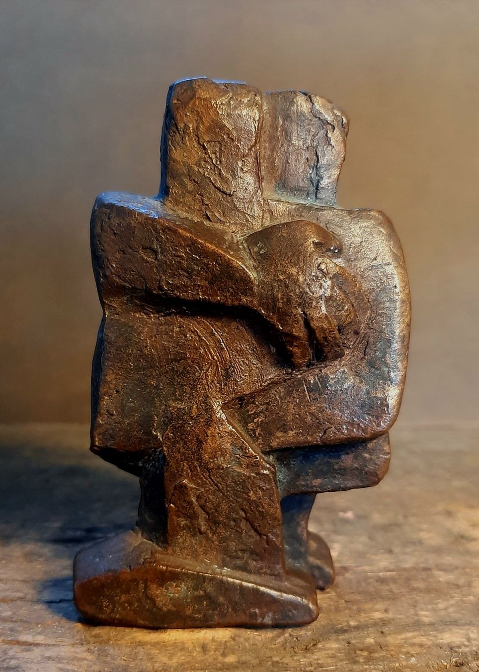 Skulpturen & Statuen: Kubistische Bronze Skulptur – Gebraucht aus Arbon von torso444 3