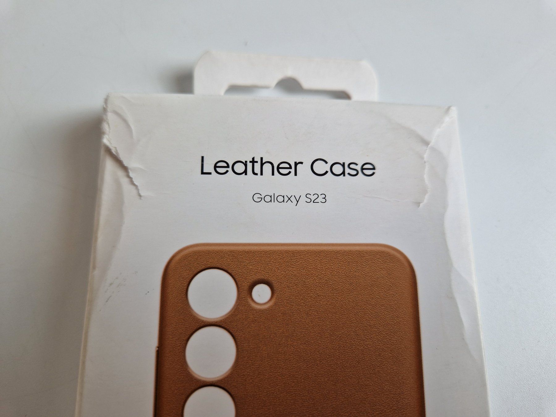 Samsung Cover & Protezioni schermo: Handyhülle  Samsung Galaxy S23 Leder – Nuovo (secondo la descrizione) da Muhen venduto da Restwert_Muhen 3