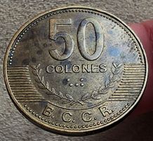 COSTA RICA 50 COLONES 2007