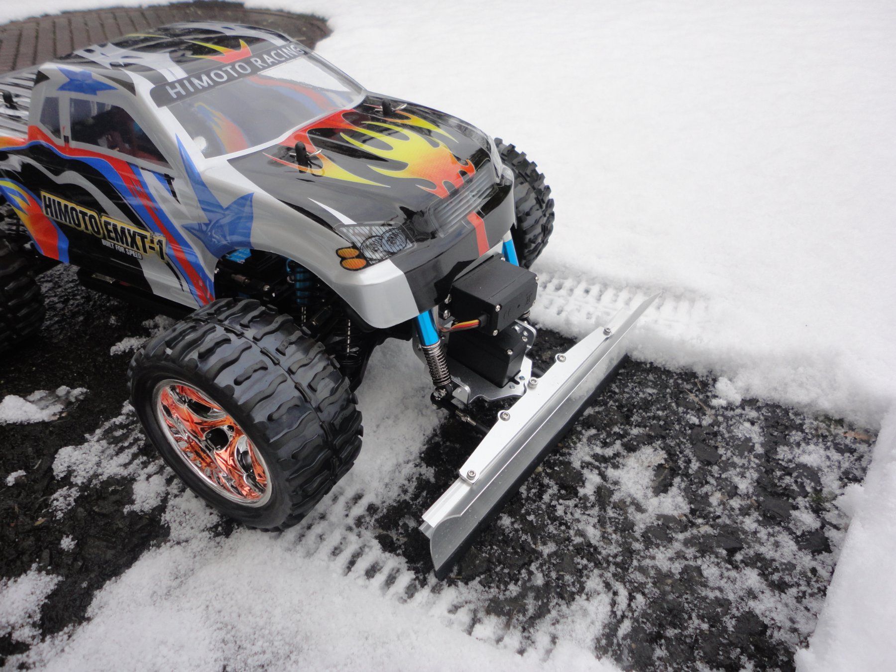 Modellismo RC: 1:10 Schneepflug! – Nuovo e nell'imballaggio originale da Horgen venduto da RcModell