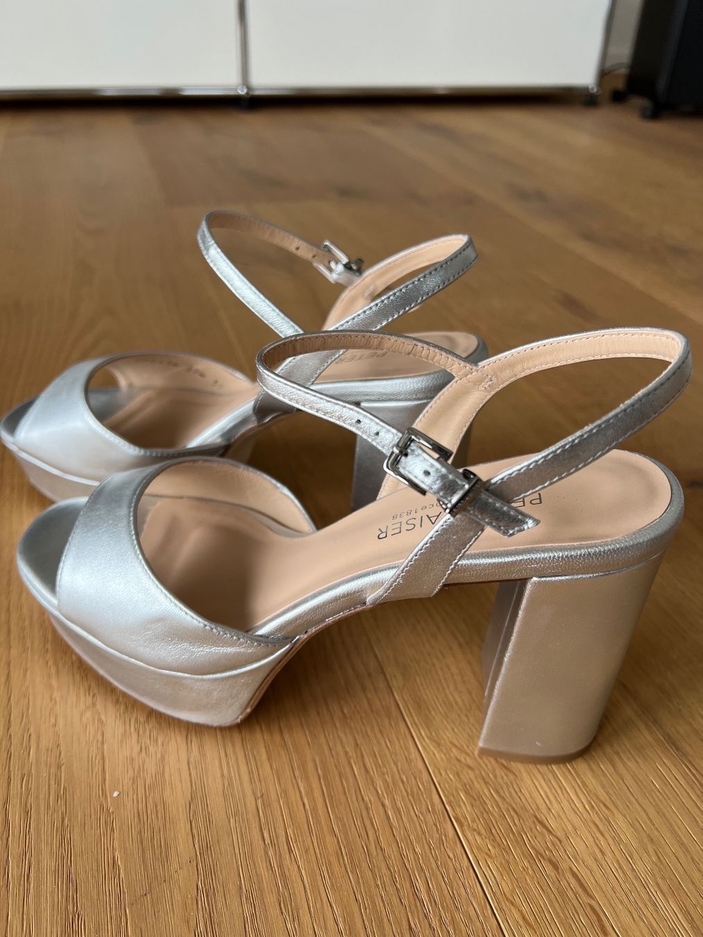 Kaiser Scarpe da donna: Plateausandale Silber - Peter Kaiser - ungetragen – Nuovo (secondo la descrizione) da Beringen venduto da Hei_8gff 4