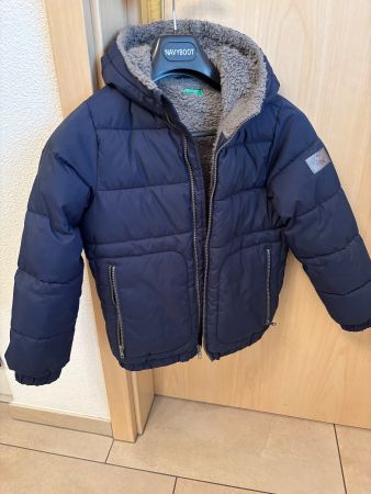 Benetton Winterjacke Gr. 130, Top Zustand, Warm gefüttert