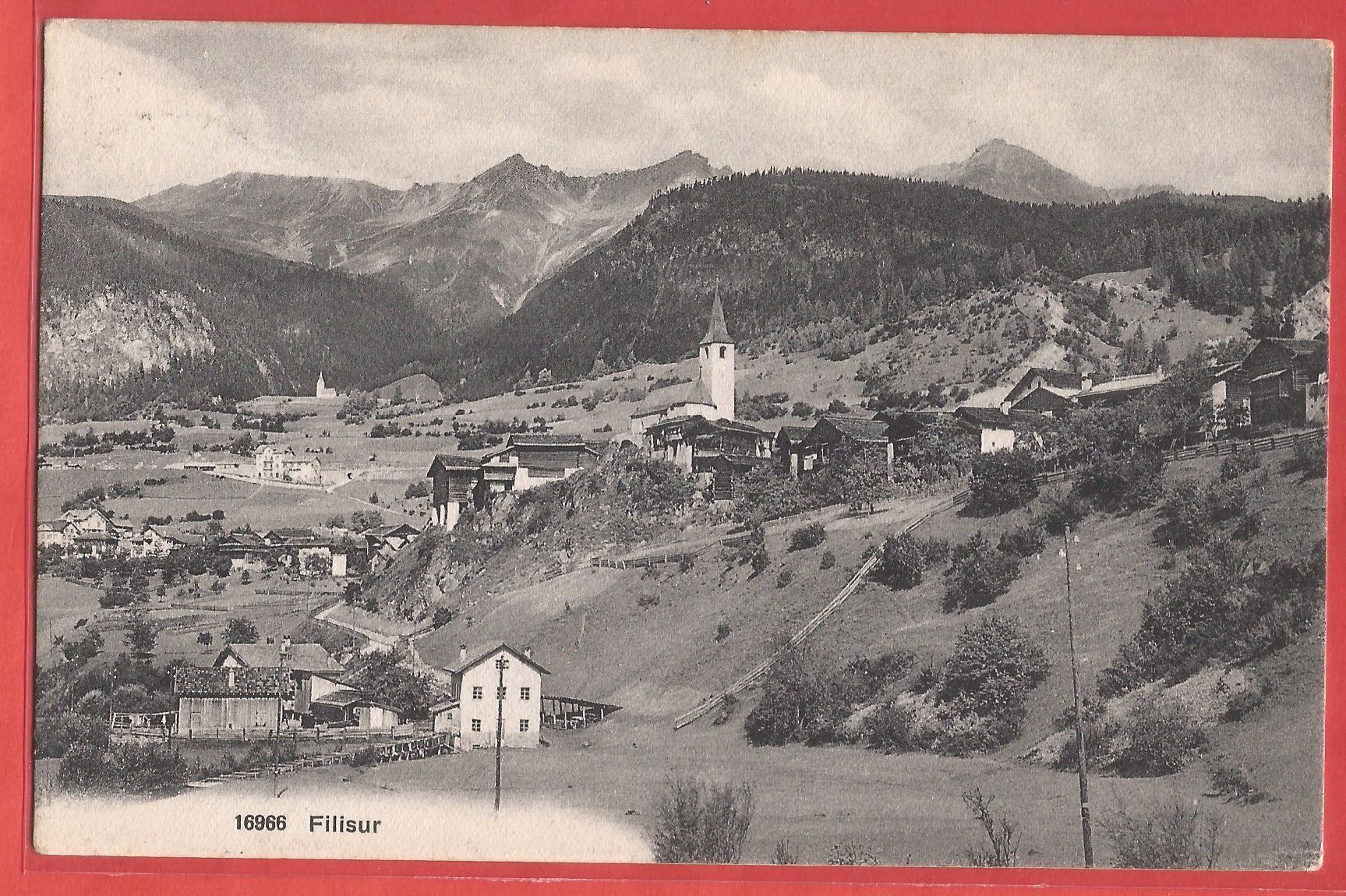 Ansichtskarten: Filisur - 1913 – Gebraucht aus Fislisbach von Porano
