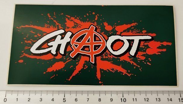 Sticker: Chaot  (Aufkleber, PVC) – Nuovo e nell'imballaggio originale da Wilen b. Wollerau venduto da morethanmusic