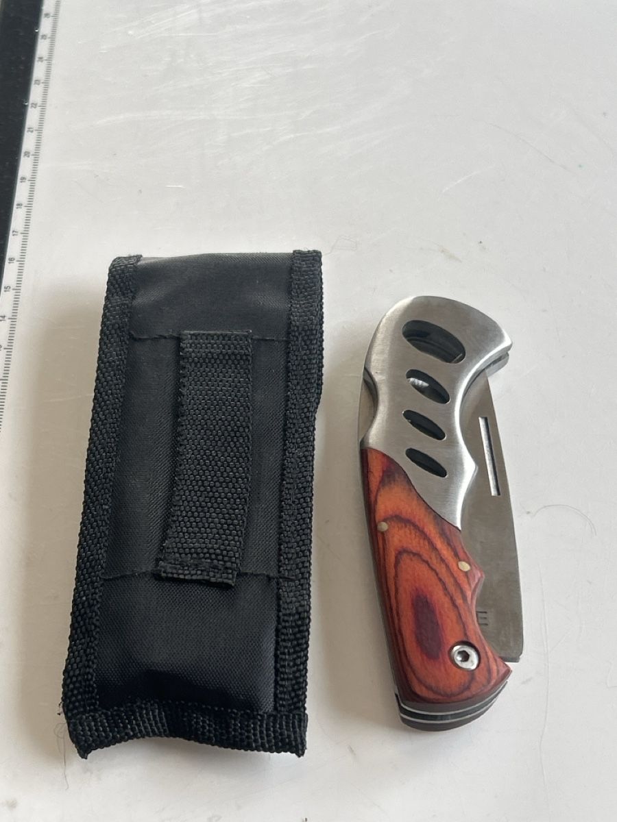 Coltelli tascabile: Klappmesser "EIE" Rostfrei mit Holzgriff (S25) – Usato da Neuenhof venduto da bro_9zsg 1