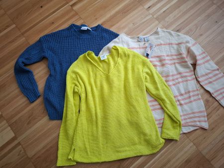 Neu; 3er Set leichte Pullover, Grösse 44/46/50