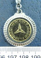 MERCEDES BENZ SCHLÜSSELANHÄNGER SILBRIG/METALIC VINTAGE