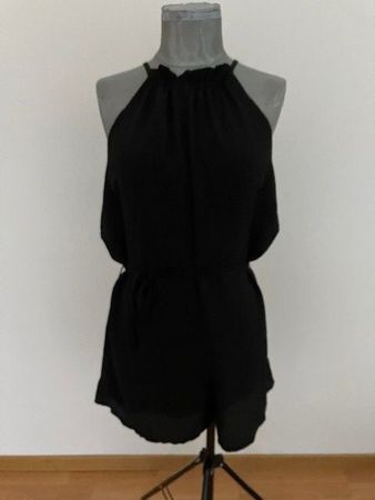 Combinaison short noire femme T.38