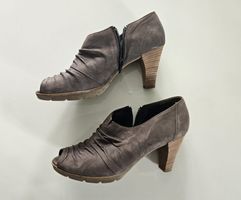 Paul Green München Stiefeletten Gr. 38 / 39  Braun Leder