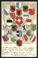 Zürich, Schweizer Wappen, Luzern, Bern,