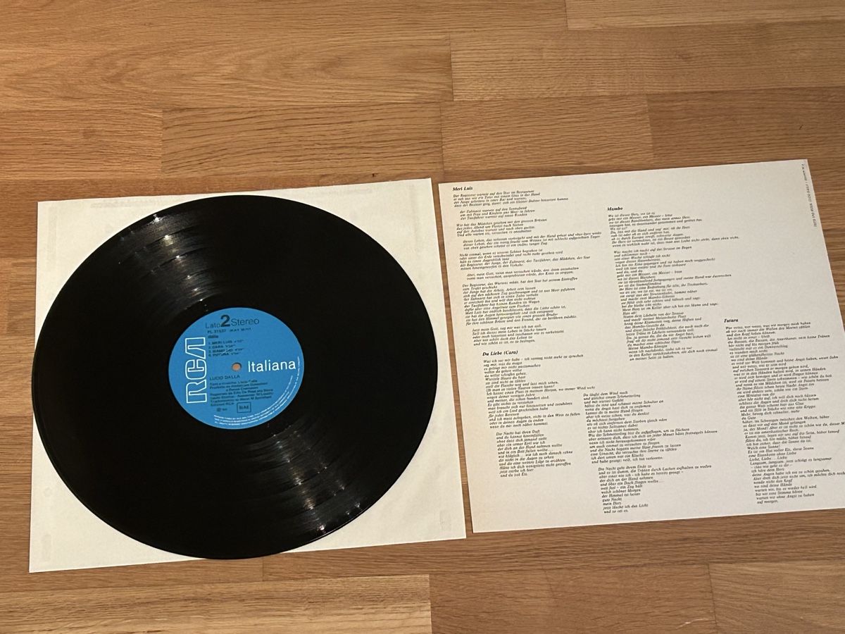 Schallplatten: Lucio Dalla. 🇮🇹. 1980. dalla – Gebraucht aus Faulensee von Mizuno06 5