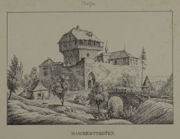 MAMMERTSHOFEN THURGAU, FEDERLITHOGRAPHIE 1840