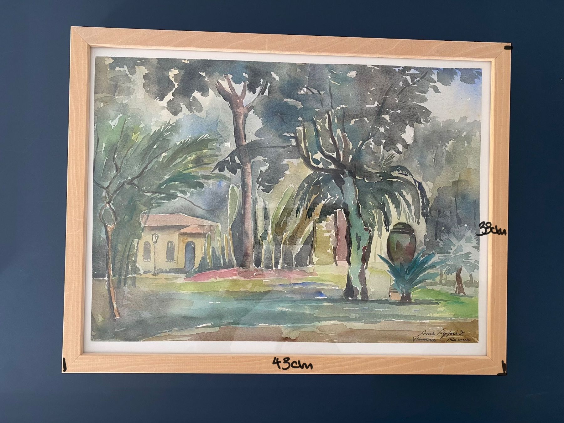 Dipinti: Arne Siegfried, Aquarell – Usato da Schaffhausen venduto da Theosike