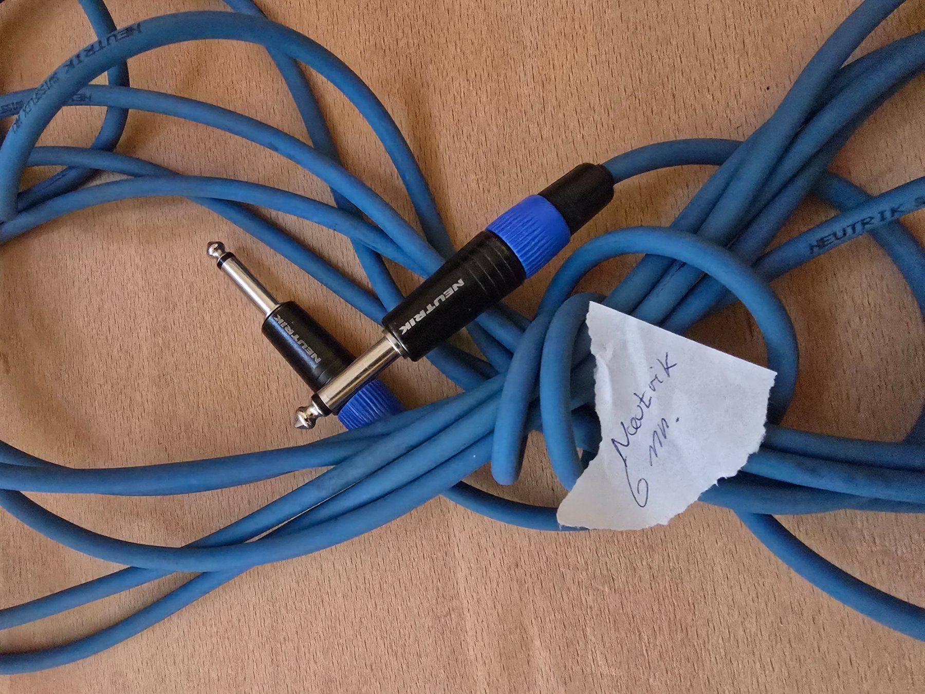 Neutrik Câbles: Neutrik 6m. jack – D'occasion à Kreuzlingen par Pino55558 1
