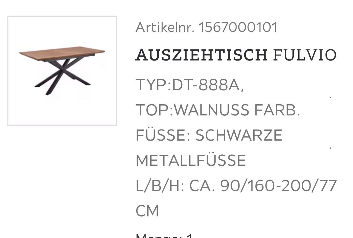 Set di tavolo e panche: Ausziebarertisch mir 4 Stühlen – Usato da Jona venduto da Sweet01 8