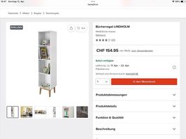 Neues Lindholm Bücherregal