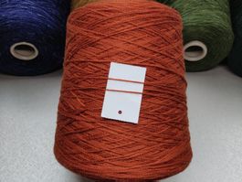 Kaschmir 60% Seide 25% Hanf 15% Garn Fettuccia 570g ruggine