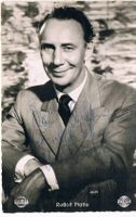 Rudolf Platte 1904-84 Autogramm signiert Vintage Foto 9x14cm