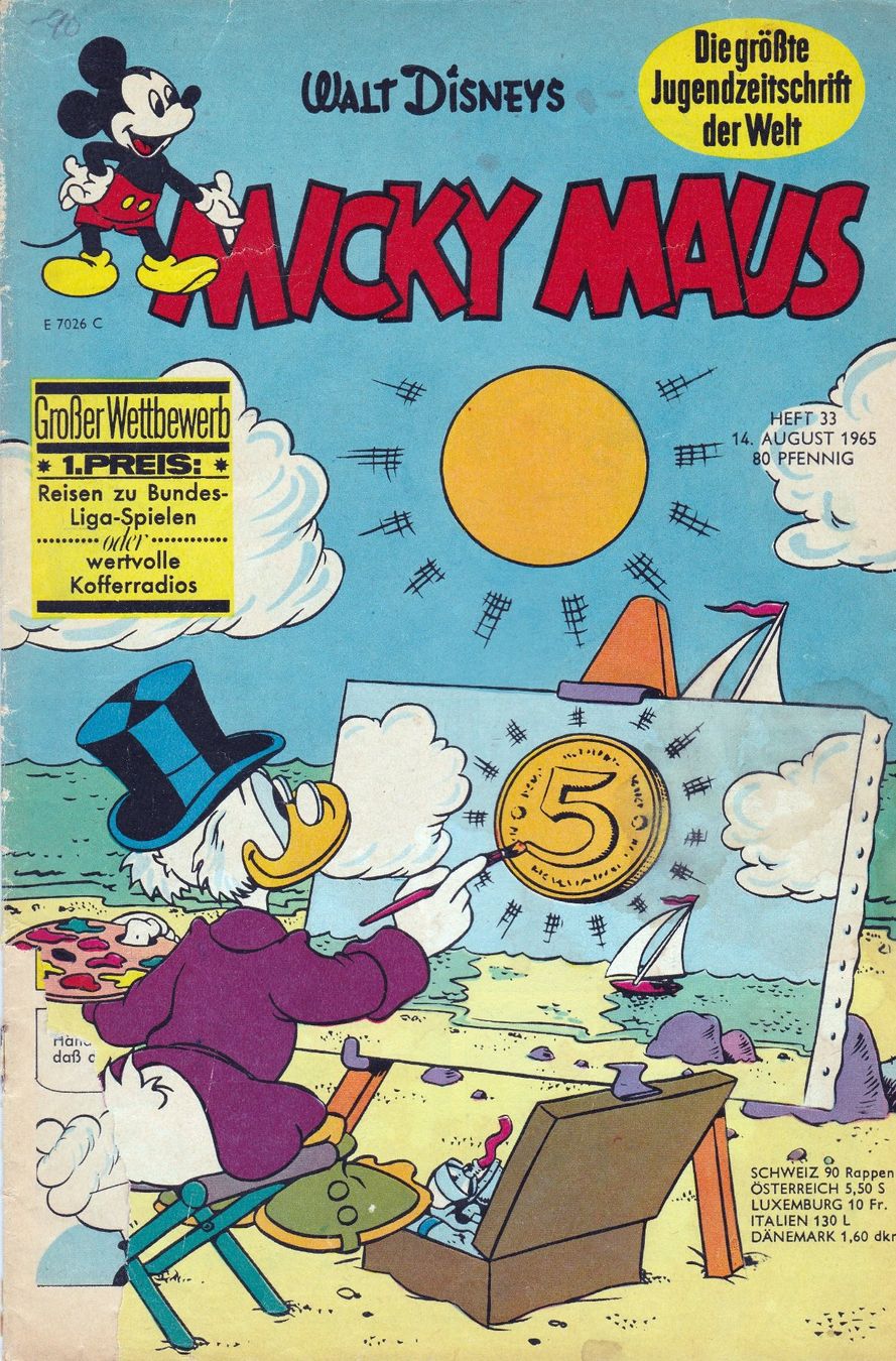Fumetti: Micky Maus Heft 33 -1965 – Usato da Neuenhof venduto da Wanton