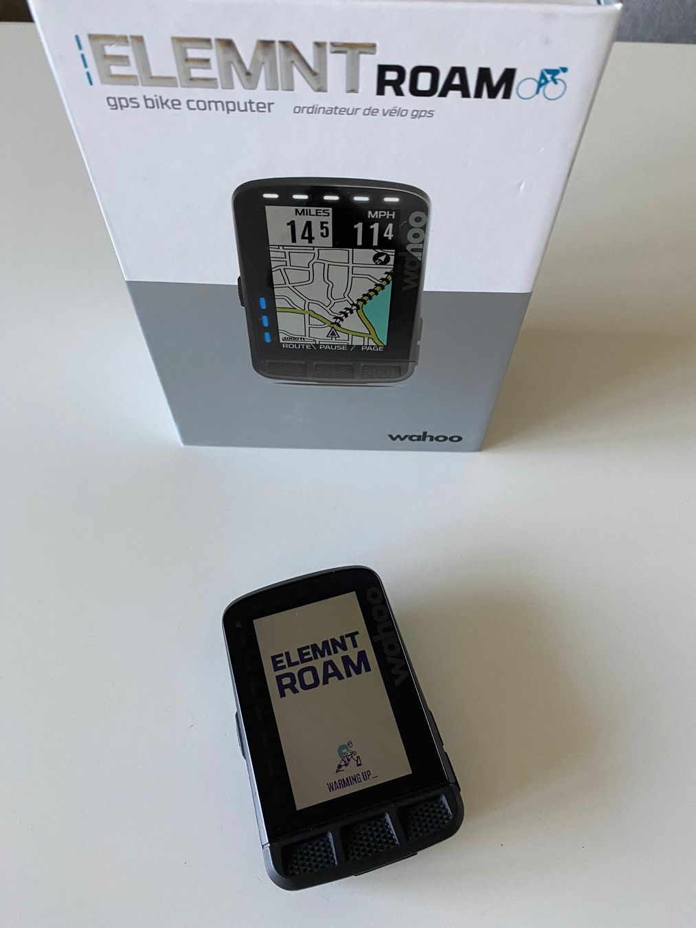 Test du GPS de vélo Wahoo Elemnt Roam